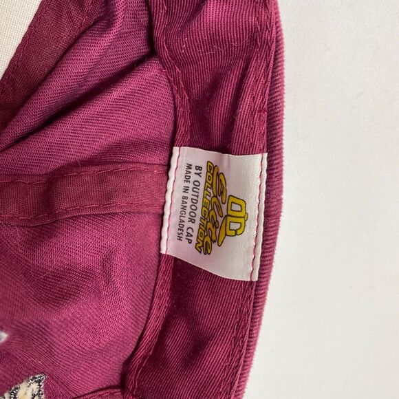 Womens Quantum Energy Series Maroon Red Cap Hat Gray Brim Outdoor Work Chore - Picture 8 of 8